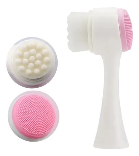 Cepillo Facial Limpiador 2 Cabezales Rostro Skincare Lefemme