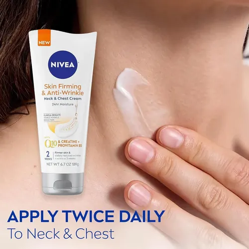 Nivea Crema Reafirmante Cuello, Pecho Y Cuerpo 6.7 Oz X2