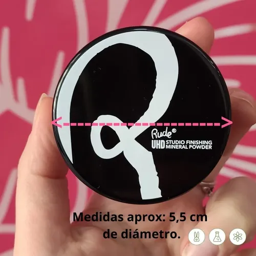 Polvo Ultra HD Translucido Studio Finishing Mineral Powder Rude Cosmetics
