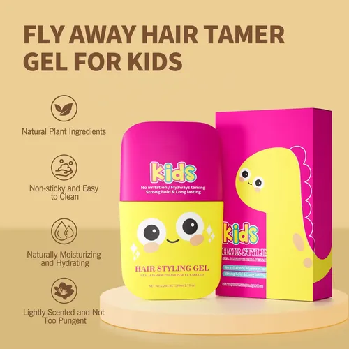 Gel Para Peinar El Cabello Para Niños Gowwim, 80 Ml, Hidrata