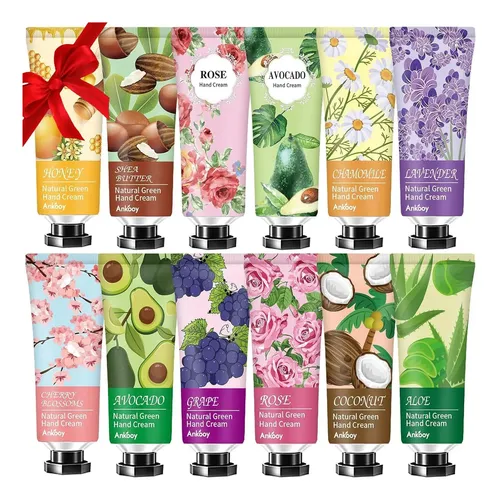 Crema De Manos Ankoy Pack 12 Hidratante Tamaao Viaje