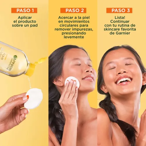 Garnier Skin Active Agua Micelar con Vitamina C 400 ml
