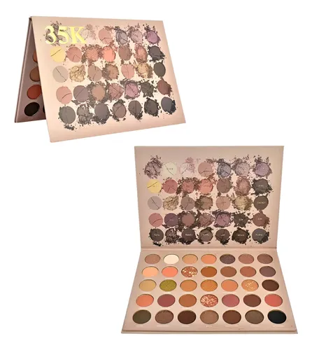 Paleta De Sombras Para Ojos 35 Bronce Maquillaje Dama Nuevas