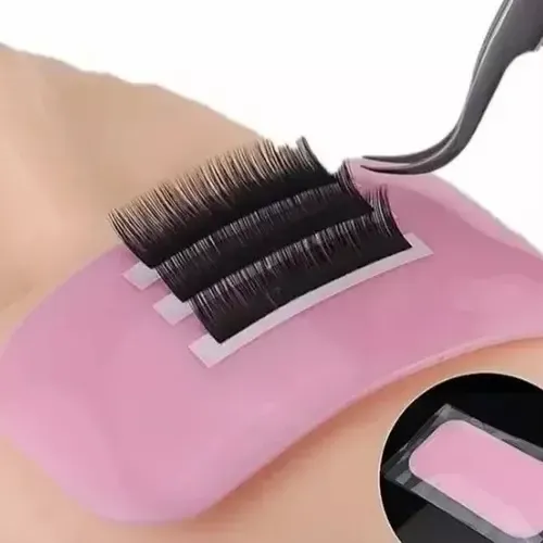 Kit De Practica Pestañas Pelo Por Pelo Basico Con Maniquí