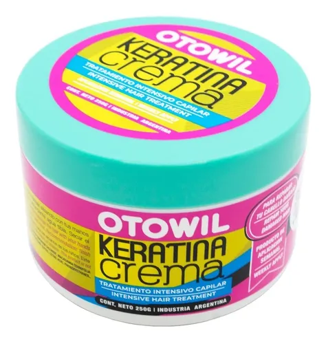 Otowil Keratina Crema Máscara Antifrizz Nutritiva X 250g