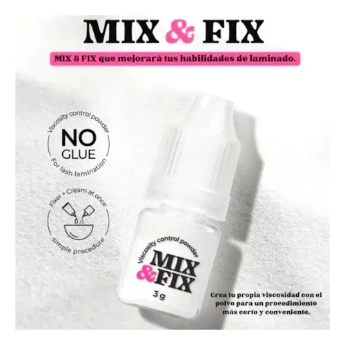 Mix & Fix Polvo Espesante Lifting Laminado Tecnica Coreana