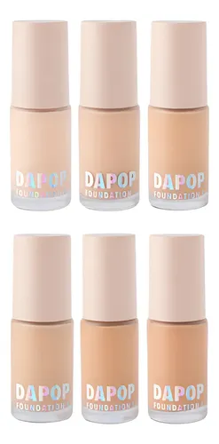 Base Foundation Dapop Originales 6 Tonos – Caobamakeup