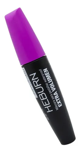 Máscara de pestañas Heburn Extra Volumen waterproof negro 14g