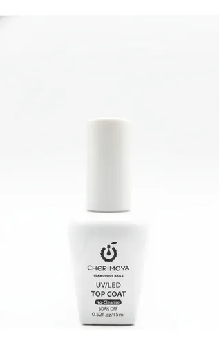 Top Coat Uv Led No Cleanse 15ml Brillo Semipermanente