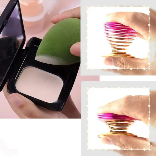 .0.2 Pçs Porta-esponjas De Maquiagem Para Viagem