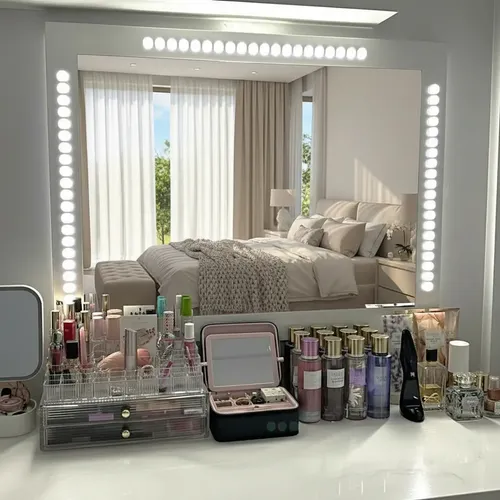 Espejo Hollywood Luz Led Maquillaje