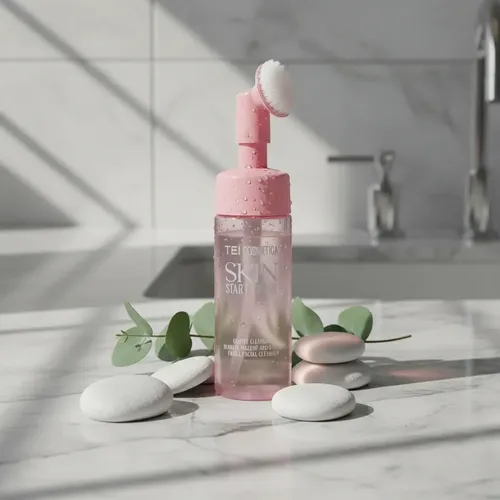 Espuma Limpiadora Facial Tei Con Cepillo Integrado