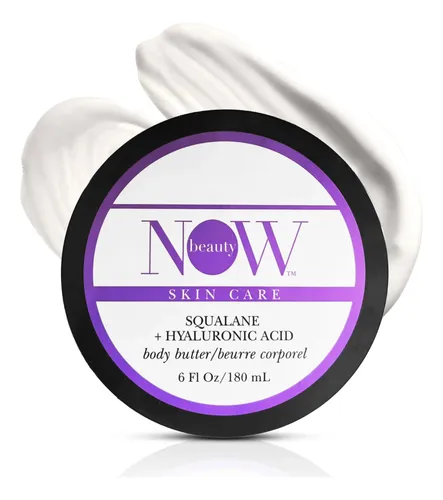 Body Butter Now Beauty Squalane Con Ácido Hialurónico 180 Ml