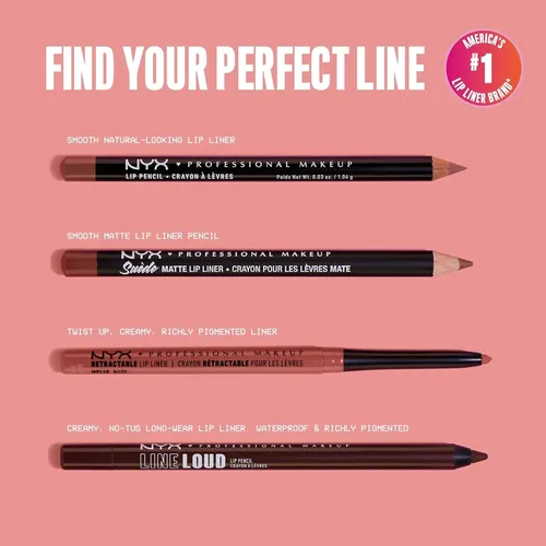 Lápiz Delineador Mate Nyx Suede Para Labios Downtown Brown