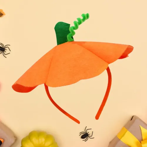 Diadema De Calabaza De Halloween Para Cosplay, Vid Verde