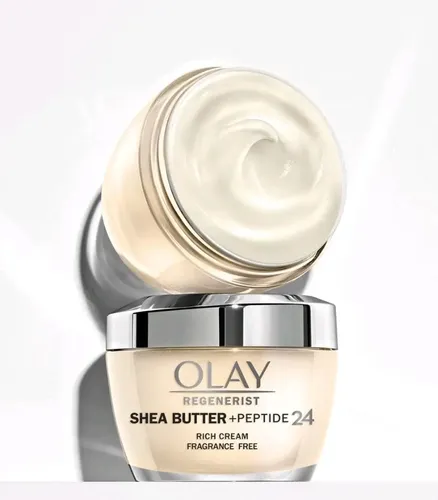 Olay Regenerist Shea Butter + Peptide 24 Crema Americano Tipo De Piel Todo Tipo De Piel