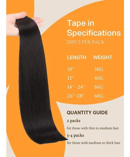 Extensiones De Cabello Con Cinta Doores 18” Remy Natural