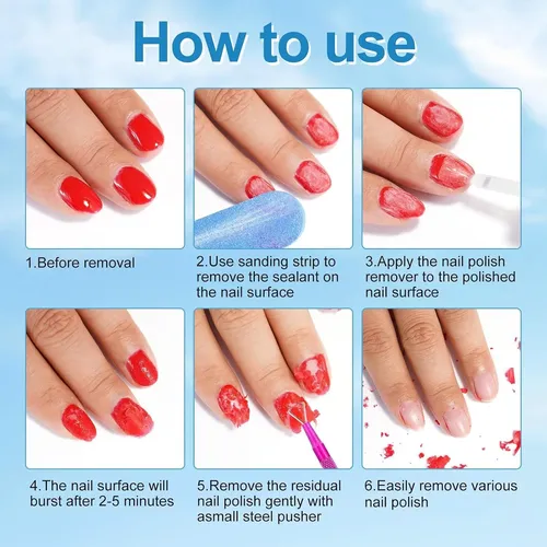 Removedor De Gel Para Uñas 3x Shanwu – 0.5 Fl Oz