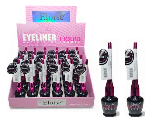 Delineador Liquido P/ojos Waterproof Eyeliner Eloíse Negro