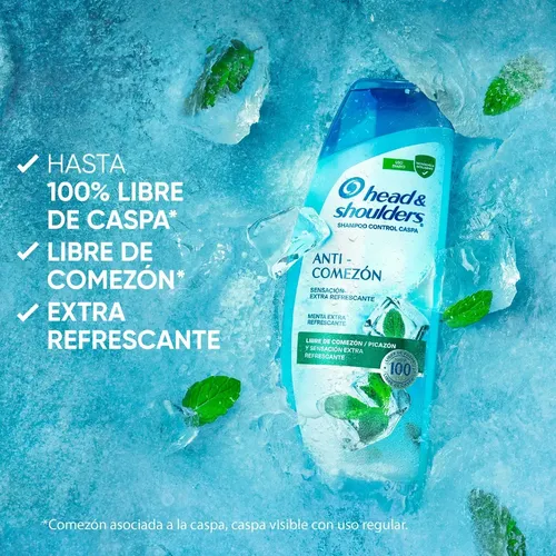 Shampoo Head & Shoulders Anti-Comezón 375 ml