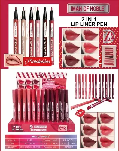 Labial Delineador Fibra Tattoo Mate Terciopelo Intransferibl