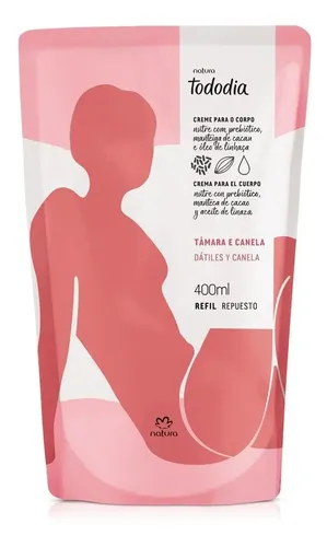 Crema Corporal Hidratante Natura Tododia de Dátiles y Canela 400 mL