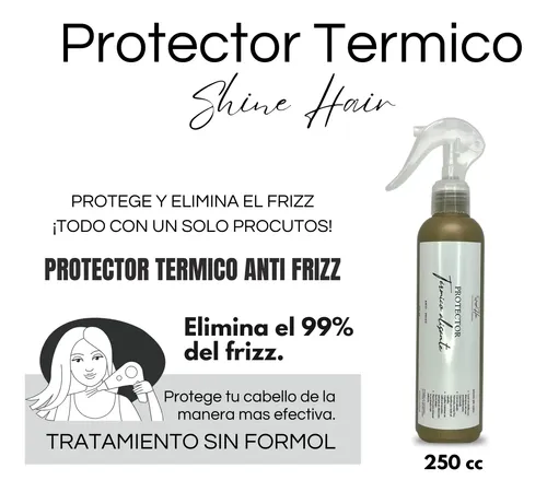 Oro Liquido X250 Cc, Protector Termico Anti Frizz Uso Diario