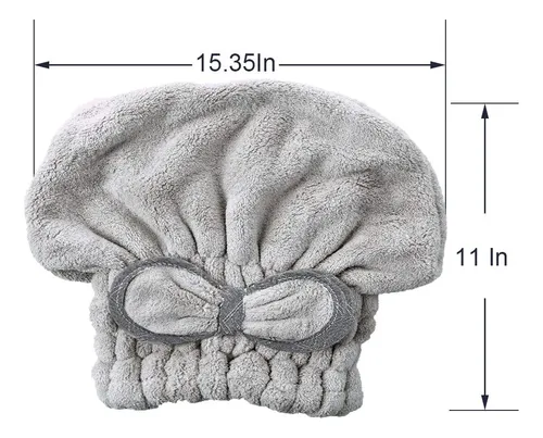 Gorro De Microfibra Para Secar Cabello, Ultra Absorbente Y