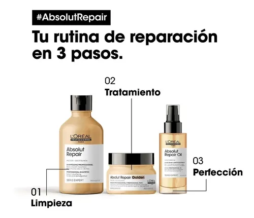 Sérum Absolut Repair Loreal 10 En 1 Reparación Capilar 90ml