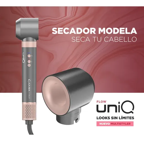 Secador Gama Italy 1500w Iónico Rizador 3 Velocidades