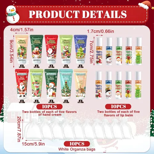 Bálsamo Labial Navideño A Granel De Jaojao, Crema De Manos N