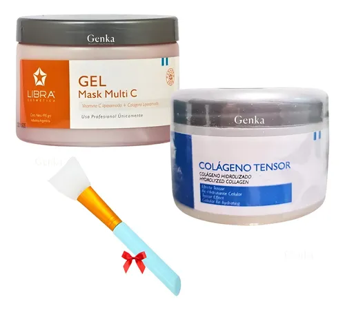 Kit Skincare Mascara Facial X2 Colageno Y Vitamina Libra