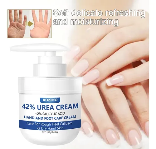 Crema Para Manos Y Pies Rozino, Exfoliante Con Ácido Sali