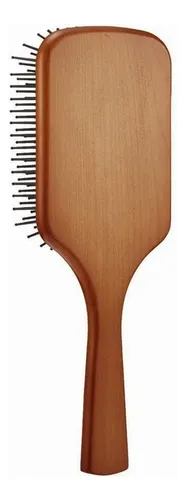 Cepillo Para El Cabello Kozis Mini Paddle De Madera Antiestá