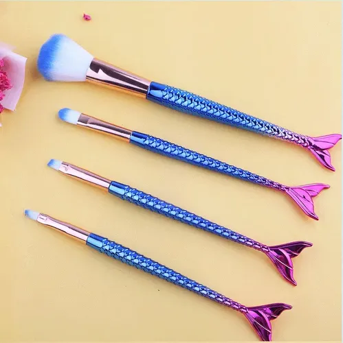 Set Brochas Maquillaje X 8 Pinceles Make Up