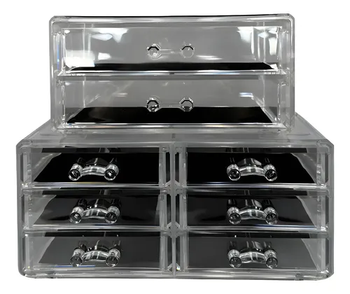 Organizadores Acrílicos Para Maquillaje Cajonera Set X2