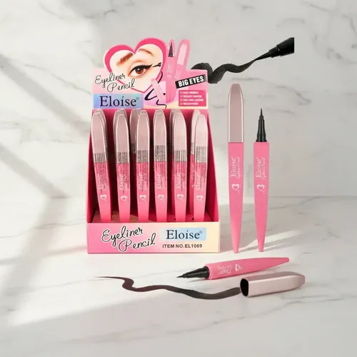 Lapiz Delineador De Ojos Liquido Eloise Eyeliner Color Negro