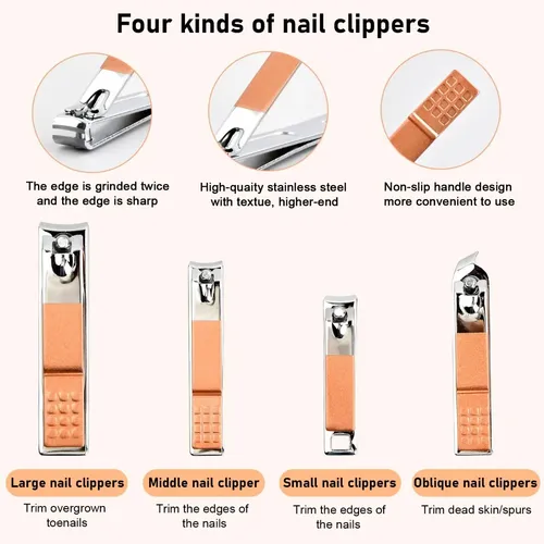Kit De Manicura Y Pedicura De 26 Piezas
