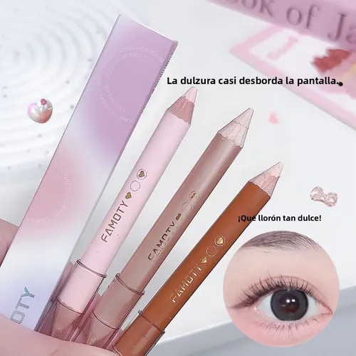 Famoty Set De 3 Lápices Doble Contorno Portátil