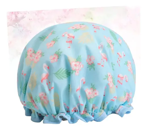 Gorro Ducha Doble Capa Baño Cocina Spa Protege Cabello