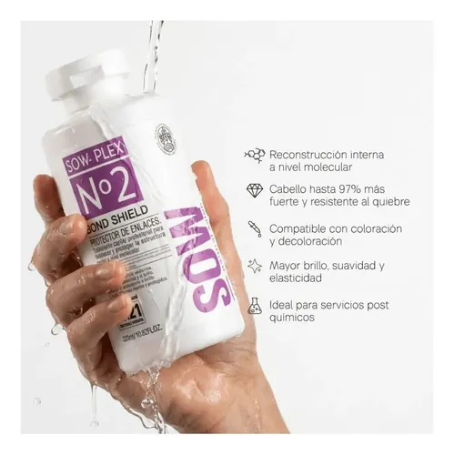 Bond Shield N2 Sow Natural Plex 320ml Potenciador De Enlaces
