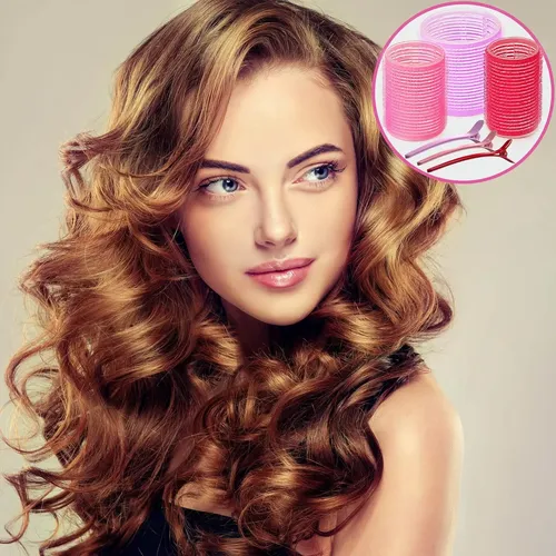 Rulos Morados Para Cabello Largo