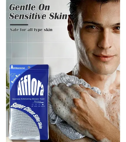 Toalla Exfoliante Hiflora Ducha Super Duro 2,54×0,51cm
