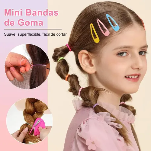 Kit Peinados Para Niñas Con 32 Accesorios Para El Cabello