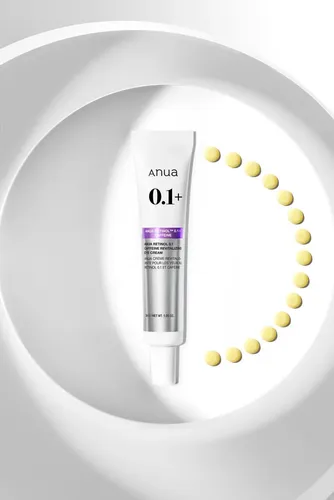 Crema Revitalizante Para Ojos Anua Retinol 0.1 Con Cafeína Noche Todo Tipo De Piel