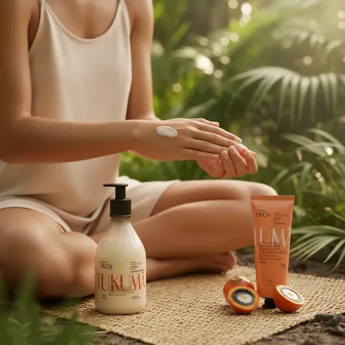 Kit Ekos Natura Tukumá Pulpa Hidrata 400ml Y Crema Manos 75g