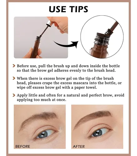 Gel Tintado Para Cejas Impermeable Lysdefeu 03 Brown