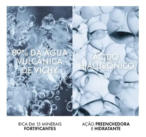 Vichy Mineral 89 Booster Sérum Hidratante y Rellenador Dermatológico Facial Diario con Ácido Hialurónico y Poliglutámico para Todo Tipo de Piel, Hidrata, Rellena y Fortalece la Barrera Cutánea, 50ml