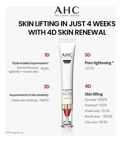 Ahc Proshot Colla Juvenation Lift4 Capsule Infused Eye Cream