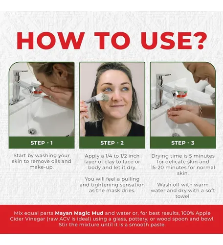 Mascarilla Facial Barro Mágico Maya 454g Bentonita Calcio